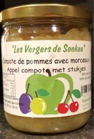Compote de pommes avec morceaux