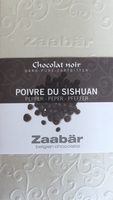 Chocolat noir, poivre du Sishuan