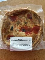 Quiche aubergines parmesan cuit BIO