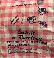Boulette de Romedenne