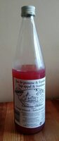 Jus de pomme et framboise