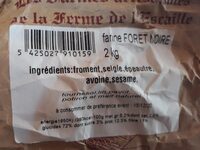 Farine FORET NOIRE