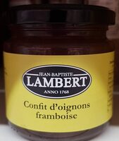 Confit oignons framboise
