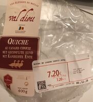 Quiche de canard confit