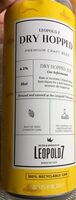 Dry hooped premium craft beer