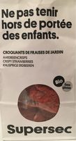 Croquants de fraises de jardins