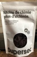 Croquants de myrtilles