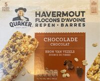 Barres aux flocons d’avoine et morceaux de chocolat