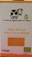 Sablé bio à la vanille de la Réunion