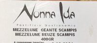 Mezzeluna de scampis