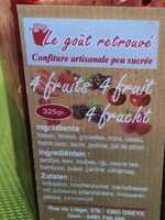 Confiture 4 fruits