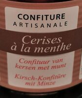 Confiture artisanale - Cerise à la menthe