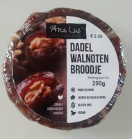Dadel walnoten broodge