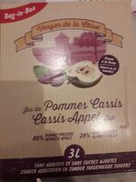 Jus de pomme cassis