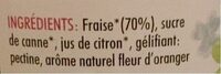 Confiture fraise & fleur d’oranger