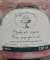 Sorbet pêche de vigne