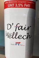 Mëllech 3,5% Fett