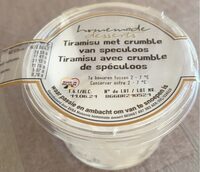 Tiramisu avec crumble de speculoos