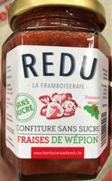 Confiture sans sucre fraises de wepion