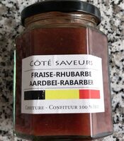 Confiture fraise rhubarbe