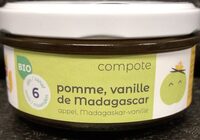 Compote pomme, vanille de Madagascar