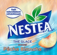 Thé glacé saveur pêche blanche