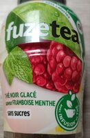 Thé noir glacé saveur framboise menthe