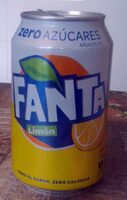 Fanta limón zero azúcares