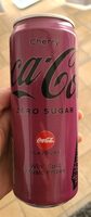 Coca cola cherry zéro sugar