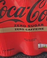 Coca cola sans sucre et caféine