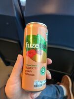 Black tea peach hibiscus