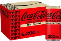 Mini Coca-Cola zero sin cafeína