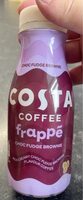 Costa coffe frappé choc fudge brownie
