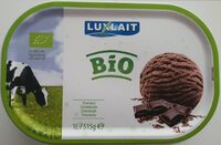 Glace au lait, au chocolat et pépites de chocolat