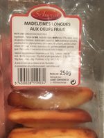 Madeleines longues aux oeufs frais