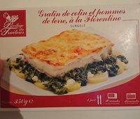 Gratin de colin et pommes de terre à la florentine