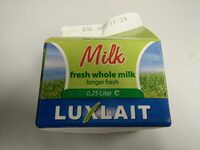 Lait frais entier