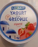 Yaourt à  la grecque  fraise