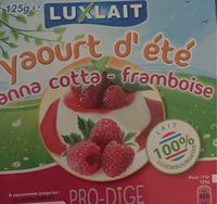 Luxlait Joghourt Pro Digé, Panna Cotta Himbeere / Pa...