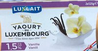 Yaourt Luxlait Vanille 1,5%