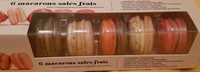 6 macarons salés frais