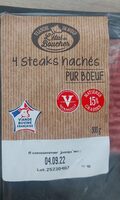 4 steaks hachés pur boeuf