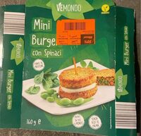 Mini Burger con Spinaci