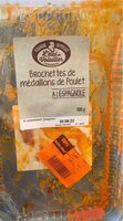 Brochettes de médaillons de poulet à l'Espagnole