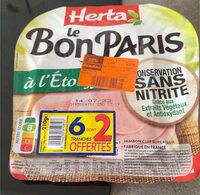 Jambon Le bon paris cuit a l’étouffée