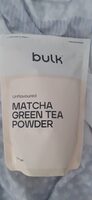 Unflavoured Matcha green tea powder