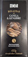 Bolachas de Canela & Gengibre