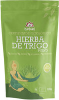 Hierba de trigo en polvo