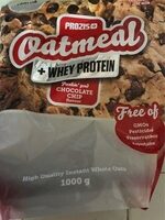 Oatmeal + Whey Protein (Chocolate Chip)