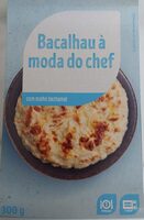 Bacalhau à moda do chef com molho bechamel